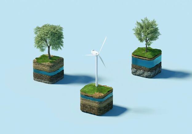 Mini tree windmills 